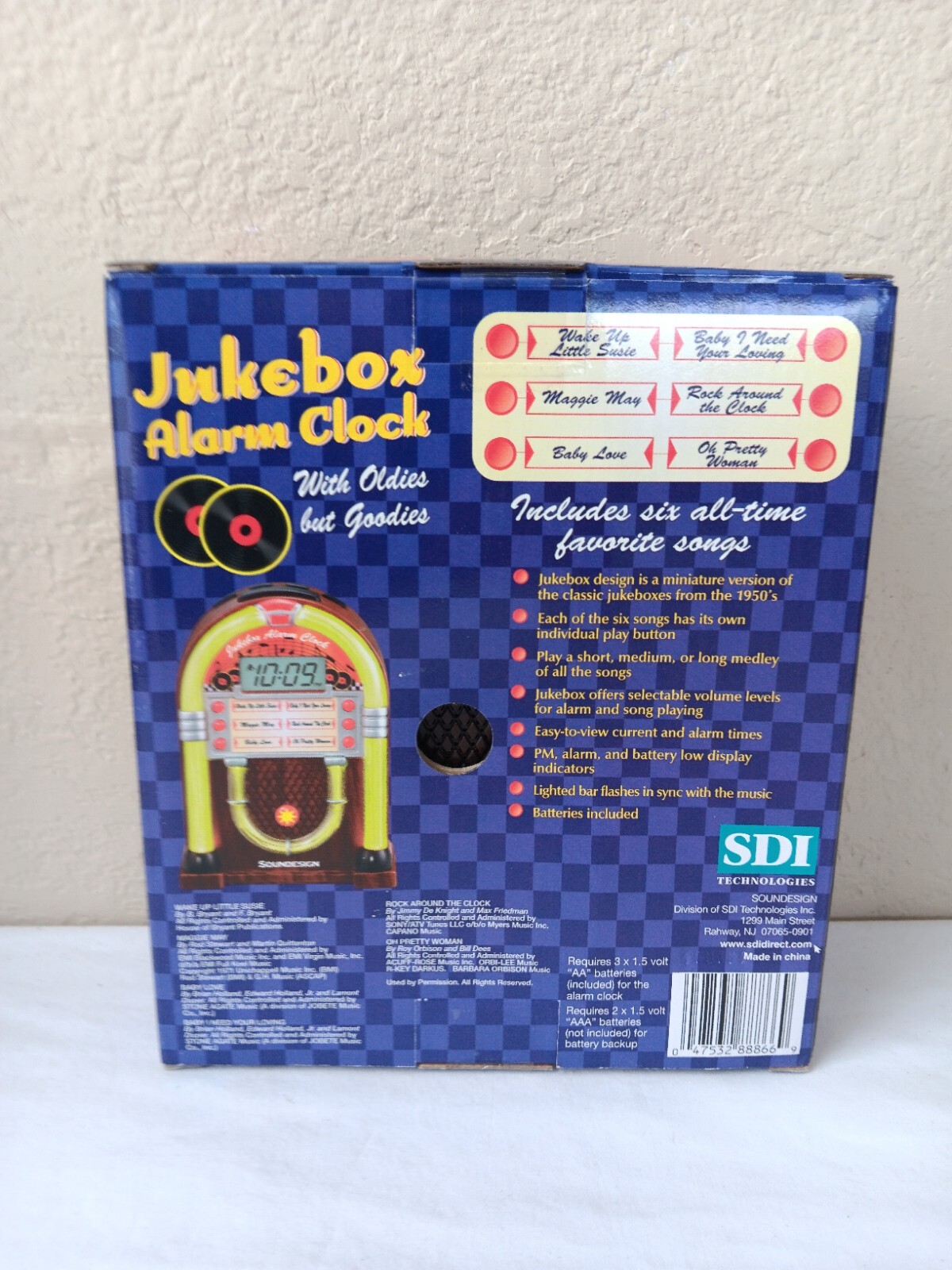Sound design Jukebox Alarm clock "GREASE"