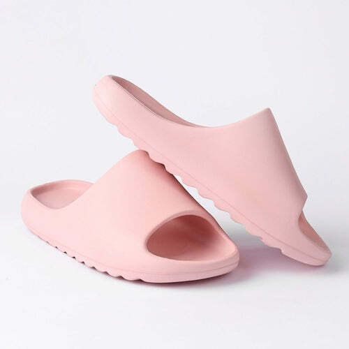 Cloud Pillow Slippers for Women Pink Shower Shoes for College Dorm eBay
