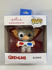 2022 Hallmark Blue Box Christmas Tree Ornament Funko Pop! GREMLINS GIZMO - NEW