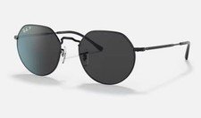 Ray-Ban Jack Polished Black Polarized Classic 55 mm Sunglasses RB3565 002/48 55
