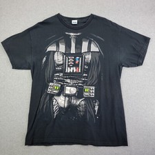 Vintage Darth Vader Body Costume T-Shirt Size Large y2k star wars