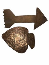 BSA Copper Hammered Arrowhead and Copper Arrow Neckerchief Slide NS-106