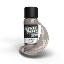 SPAZ STIX DESERT TAN AIRBRUSH ready PAINT 2 OZ. SZX13000 LEXAN RC