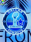 US STOCK 17"x17" Dallas Cowboys Champions Neon Sign Lamp Light HD Vivid Printing