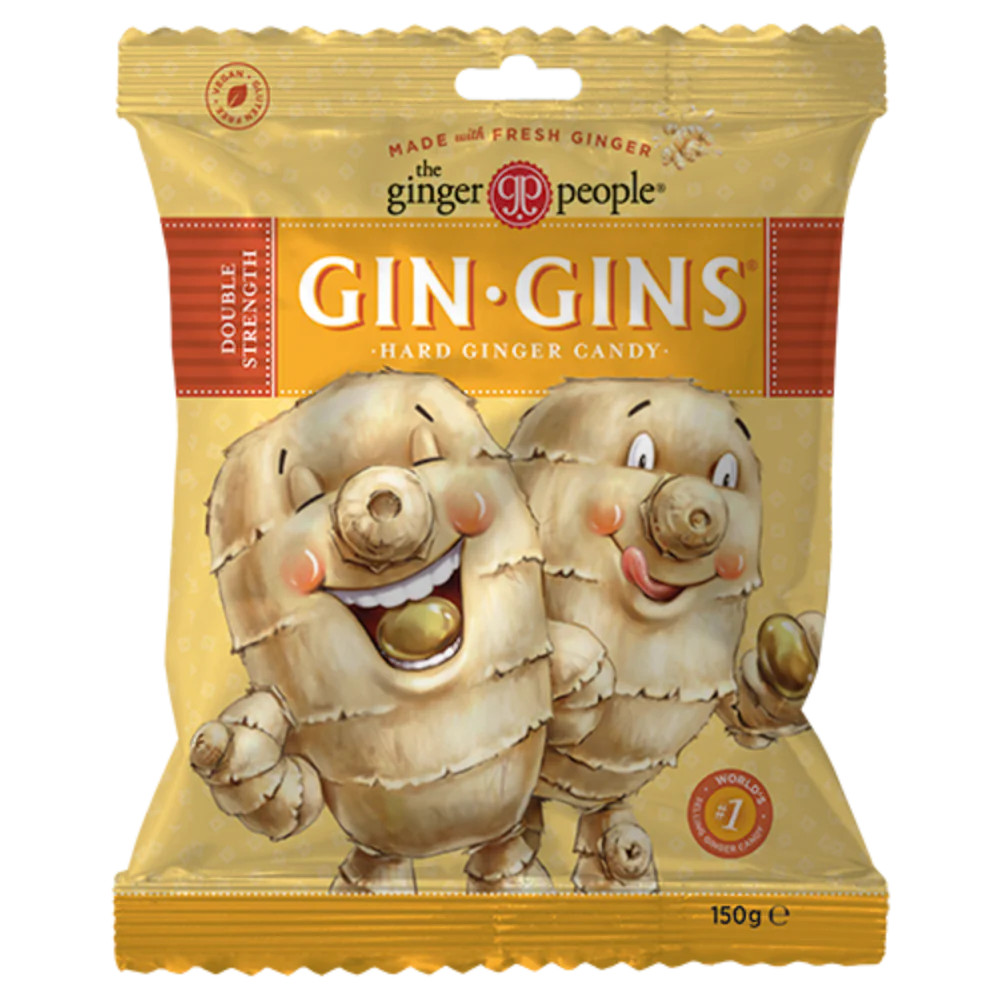 Ginger People Gin Gins Hard Boiled Candy Bag 150g