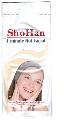 1 Minute Hot Facial - 3 Pak Mask by ShoHan Clear and Clean Skin