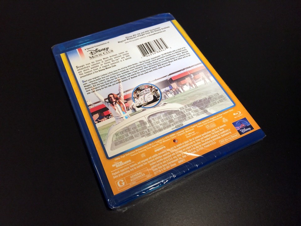 Herbie Fully Loaded Bluray Disney Movie Club Exclusive DMC OOP Lindsay Lohan V2 eBay