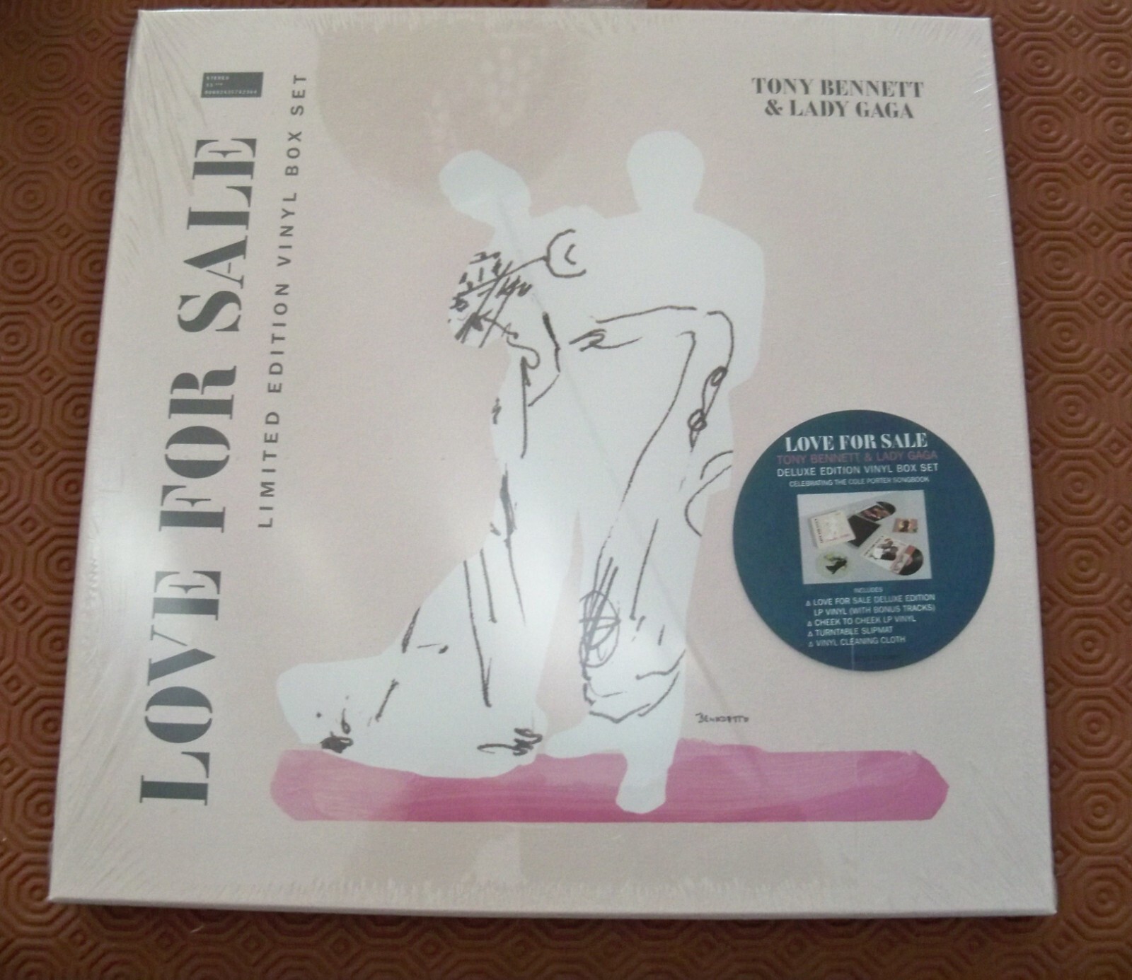 TONY BENNETT & LADY GAGA "LOVE FOR SALE" RARE DELUXE BOX SET 2LP VINYL NEW
