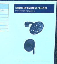 Shower Design and Quality Matte Black Shower System Faucet