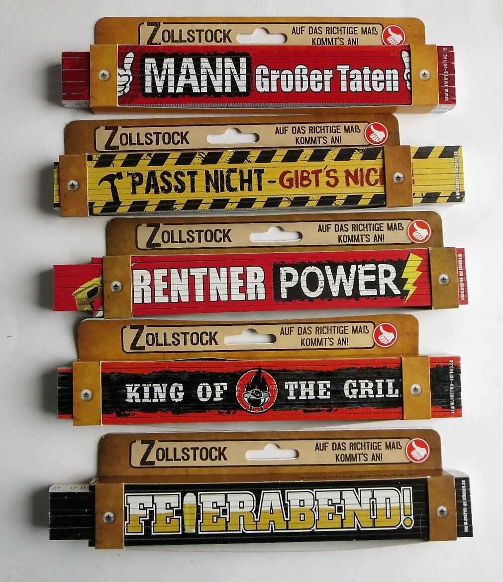Lustiger Meterstab Mit Spruch - Perfect Geschenk Für Männer
