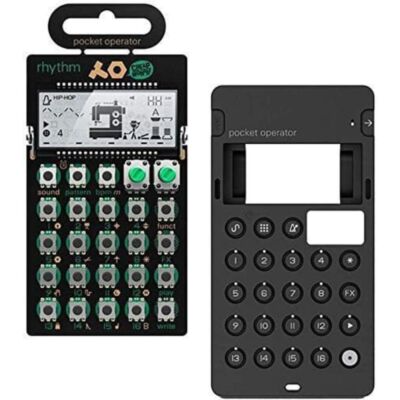 Teenage Engineering: PO-12 Rhythm Pocket Operator + Silicone Case Bundle