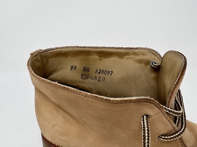 その他 AT Cole Haan Country Light Brown Suede Leather Lace Up Ankle Boots