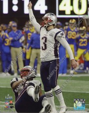 Stephen Gostkowski New England Patriots 2019 Super Bowl 53 Champs 8X10 Photo 