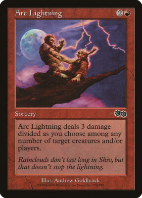 Magic the Gathering (mtg): USG: Arc Lightning  (x 4)
