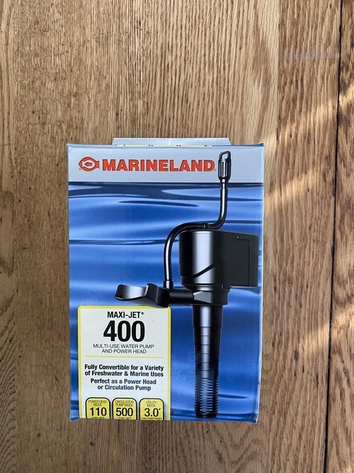 Marineland MaxiJet 400 MultiUse Water Pump and Powerhead New eBay