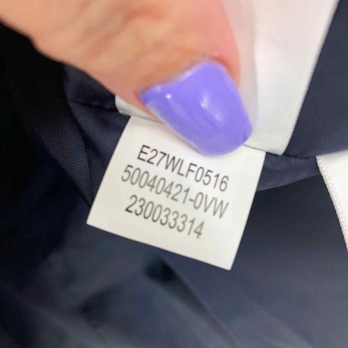 LE SUIT Women Suit Jacket 22W Midnight Blue Three Button Notch Collar Blazer NWT - Picture 8 of 8