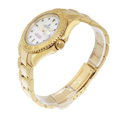 Rolex Yacht-Master 16628 Gold Oyster Bracelet with Gold Bezel for
