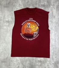 Vintage 90s Harley Davidson York Sleeveless Biker T-Shirt size XL