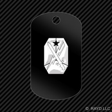 Fort Benning Keychain GI dog tag engraved many colors one force one fight