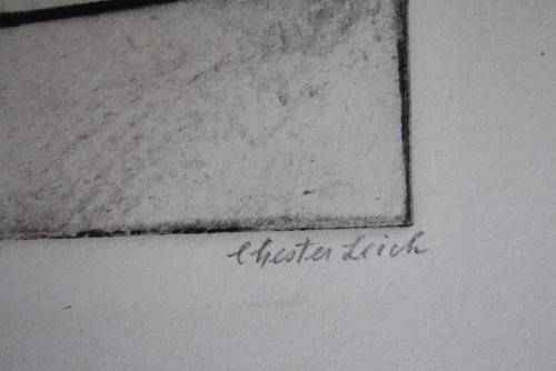 CHESTER LEICHTER — "Brunnen Nationalgalerie" 1959 - Bild 3 von 4
