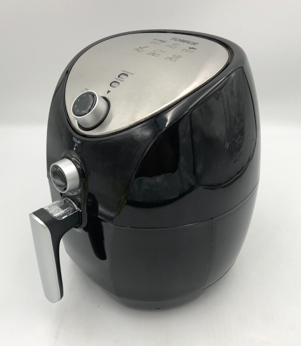 Tower Family Size Air Fryer with Rapid Air Circulation, T17021 BLACK