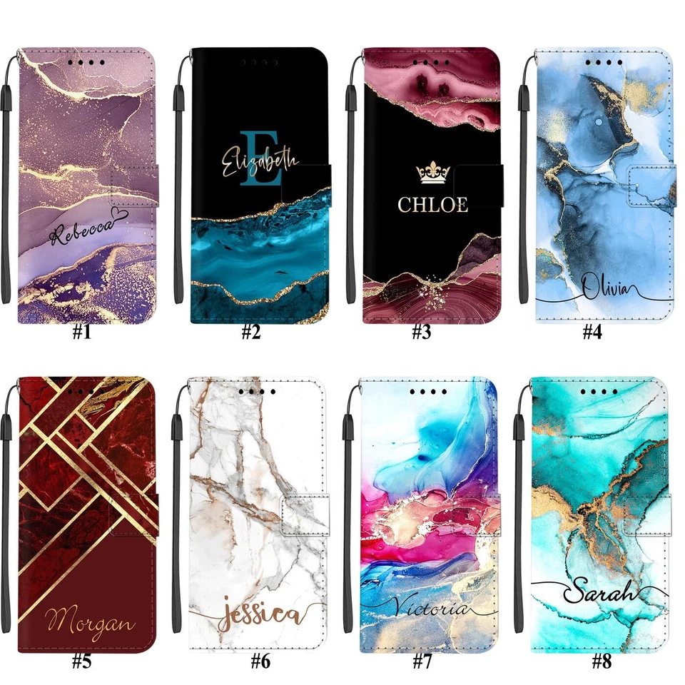 Funda Personalizada Para iPhone 16 Pro Max 15 14 13 12 Cartera Cuero Teléfono Cubierta Foto 2 de 4