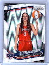 2025 Panini Prizm WNBA #140 Georgia Amoore White Seismic Prizm