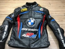 BMW Motorrad Racing Motorbike Leather Jacket BMW Motorrad Motorcycle Biker Jacke
