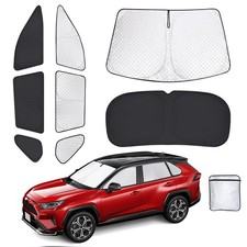 Car Window Shades for Toyota RAV4 2019-2024, Full Coverage Car Sun Shade for ...