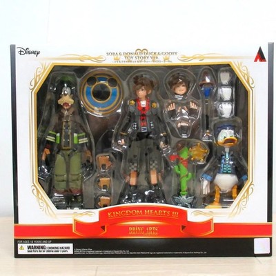 Kingdom Hearts 3 III Bring Arts Toy Story Sora Donald Duck Goofy