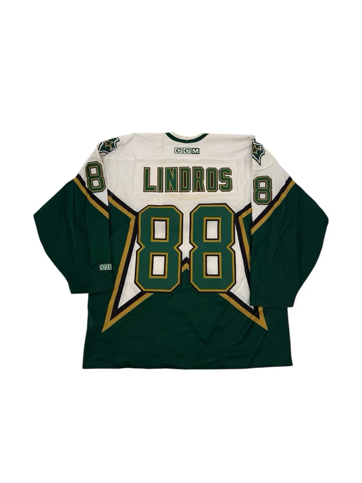 Camiseta Vintage Dallas Stars CCM NHL OFICIAL LICENCIADA Adulto Extra Grande #88 Eric Lindros - Imagem 2 de 4
