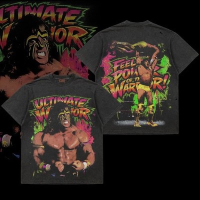 Wearova The Ultimate Warrior Premium Cotton T-Shirt, The Face-Painted Legend