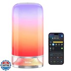 Govee RGBIC Smart Table Lamp 2, Touch Bedside Small Table Lamp Work with Matt