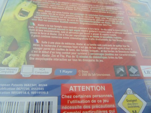 disney's dinosaur authentique version Pal Eur  sega dreamcast neuf sous blister - Photo 3/10