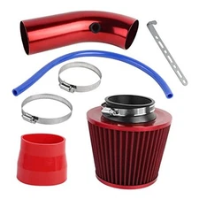  ‌Universal 76mm 3" Cold Air Intake Pipe Kit - High Flow Aluminum Turbo 