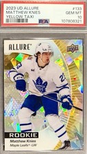 Matthew Knies 2023-24 Upper Deck Allure Rookies #133 Yellow Taxi (RC) PSA 10 GEM