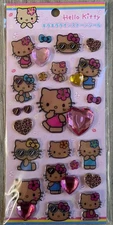 Kitty Sparkling Rhinestone Seal Tanned Kitty Sanrio Hello Kitty