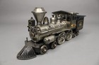 O LOCOMOTIVE ELECTRIC SMOKING SET PRR PENNSYLVANIA 1864 MADE IN JAPAN AS-IS — photo 4