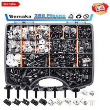 Compact Automotive Body Bolt  U-Nut Clips Assortment for Effortless Maintenance