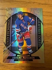 2020-21 Artemi Panarin UD Tim Hortons Gold Etchings hockey card - G-11