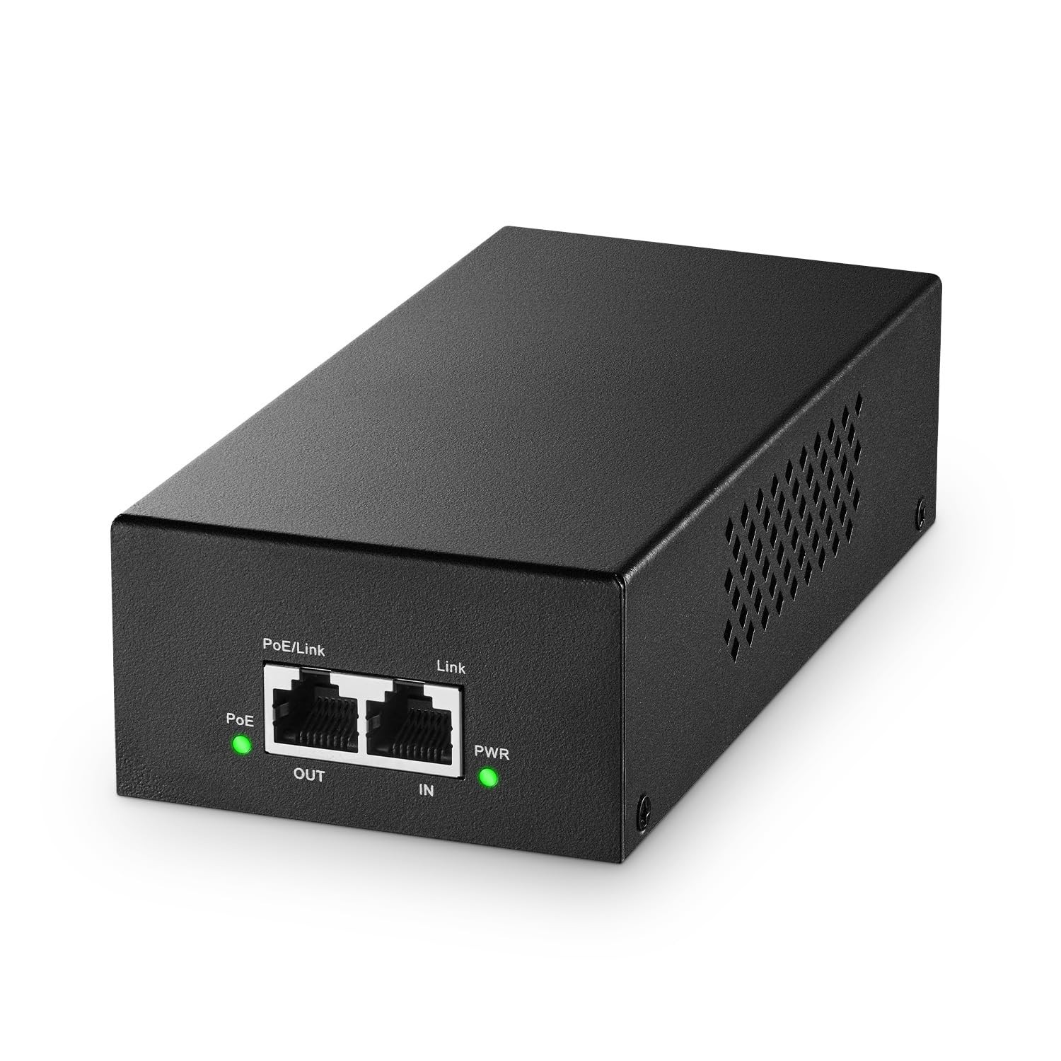 YuLinca Gigabit PoE+ Injector 90W, 802.3af/at/bt Power 2 Port | Black