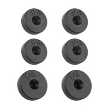 IHOTDER 6PCS Kit di strumenti svasatura per linea freno svasatura 0,63 * 0,63 * 0,44 pollici, nero 