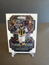 2022 Panini PRIZM WHITE WAVE #217 Omar Narvaez MILWAUKEE EX/NM