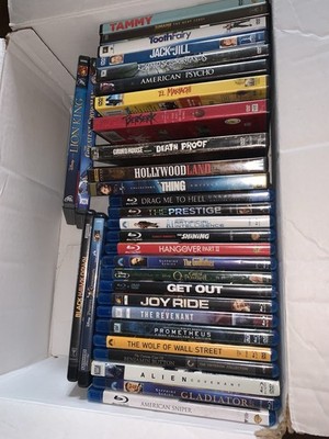 Get Out Blu Ray, The Wolf of Wall Street Blu Ray, Alien Covenant Blu Ray Ect Lot