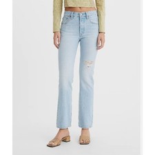 Levi's 501 Women's High Rise Straight Jeans 25x30 150 Anniversary NWT