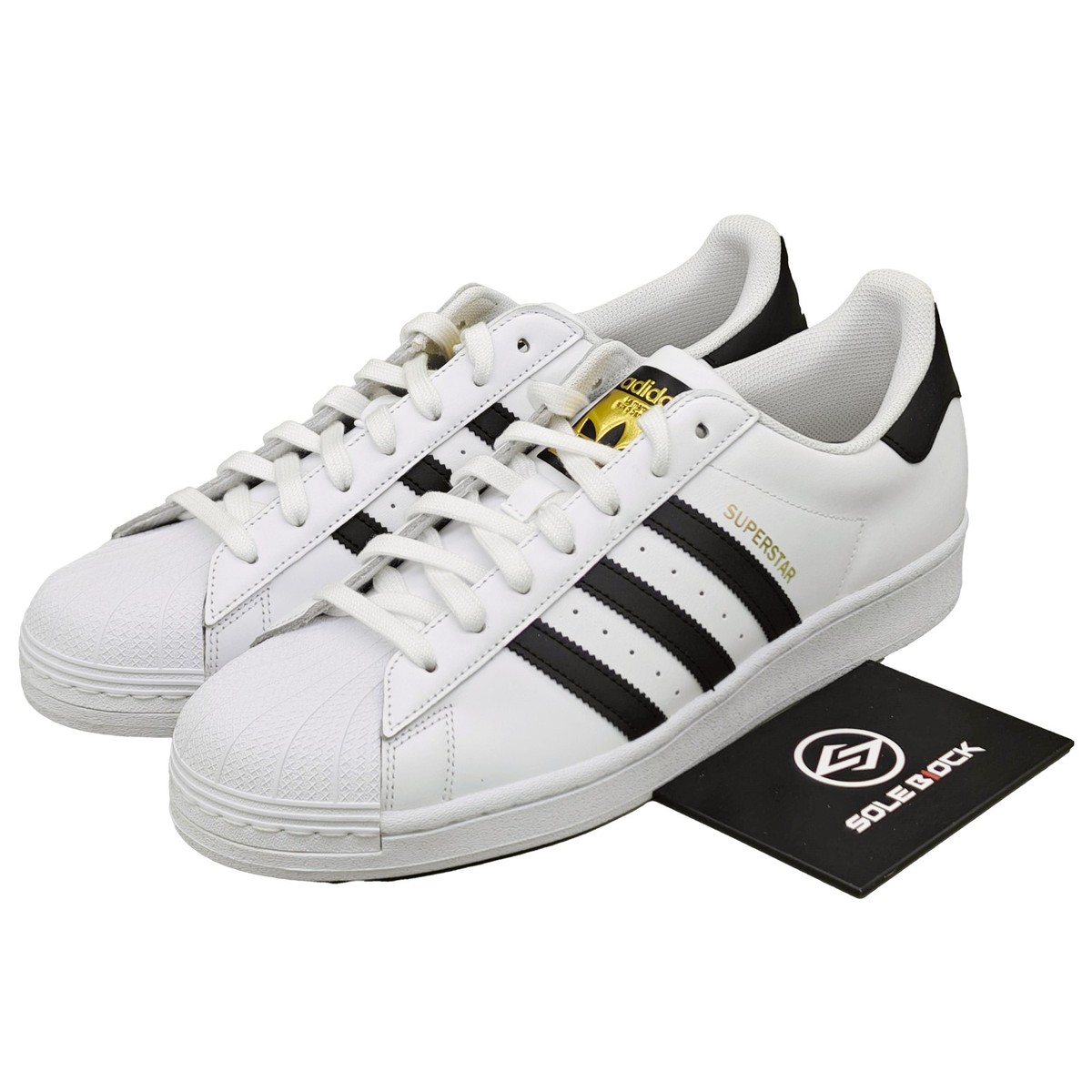 Size 7 - adidas Superstar Footwear White Black for sale online | eBay