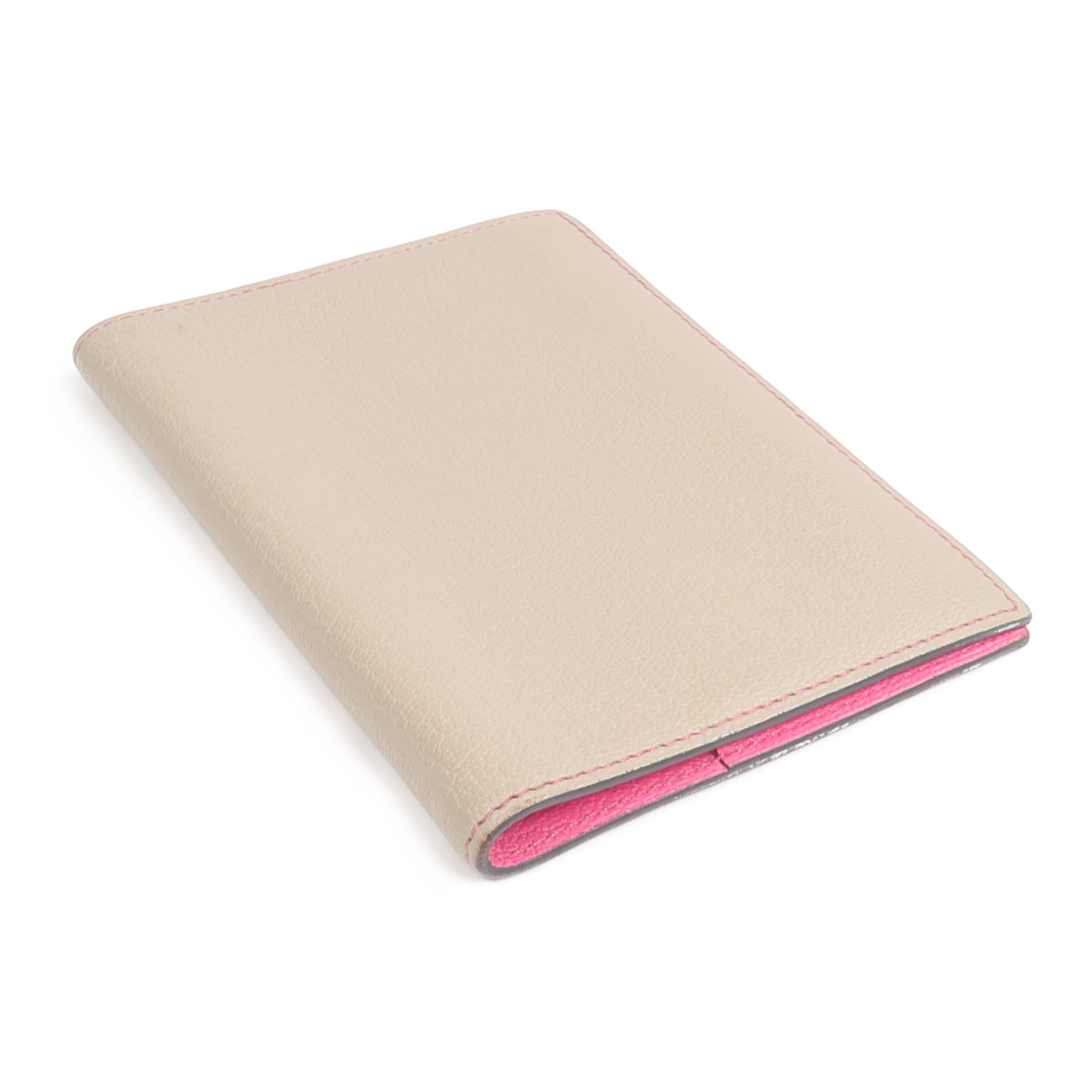 HERMES PHW Agenda Cover Notebook Cover Chevre Leather Gris Asphalt/Gray image 5