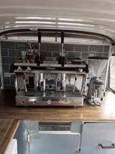 Astoria dual fuel lever coffee machine and grinder . 