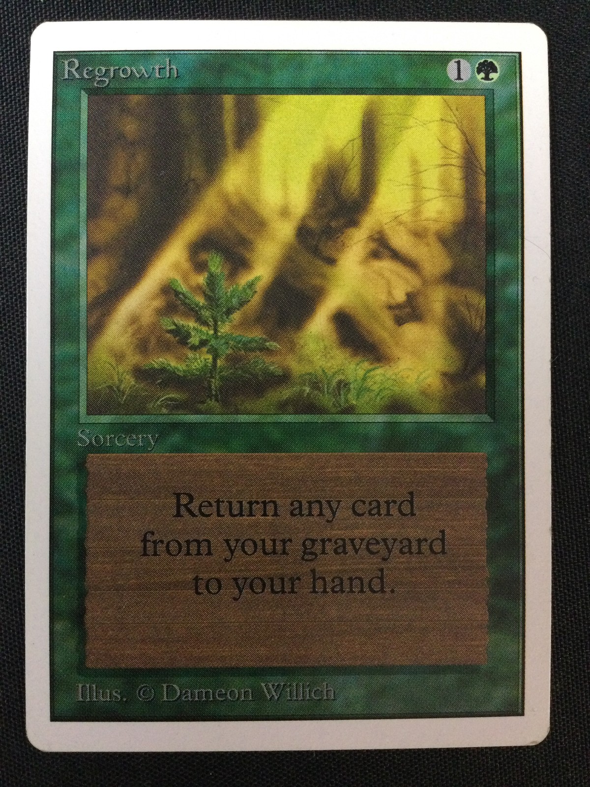 MTG Unlimited Edition Regrowth MP