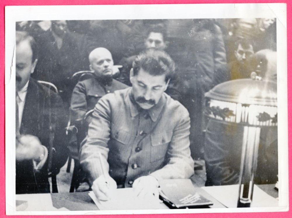 1933 Secretary General Communist Party Stalin At Farm Congress Russia News Photo